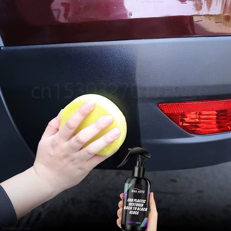 Car Plastic Restorer Back to Black Gloss Plastic Renovator Longlasting Coating Leather Restore Auto Polish Cleaning Products