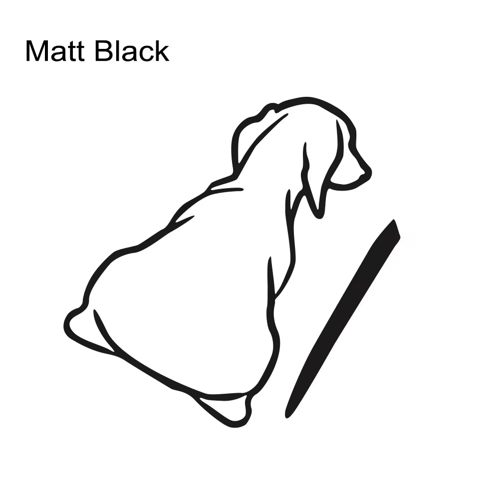 Dog Tail Car Rear Wiper Stickers Vinyl Film Funny Cute Puppy Decal Vehicle Windshield Decoration Auto Accessories Fit All Models