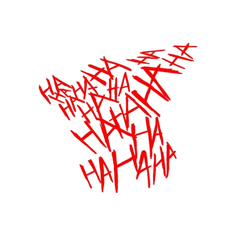 Reflective Bumper Decor Window Ornament Motorbike Scooter Funny Hahaha Decals Motorcycle Helmet Sticker Electricbike Car