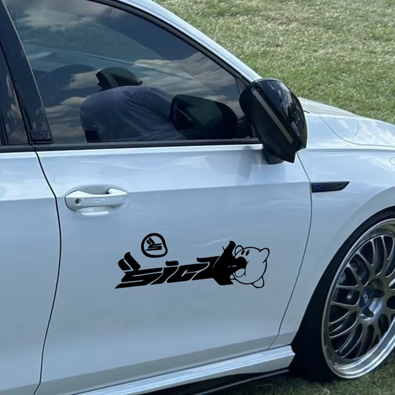 Cartoon Stickers, Car Stickers, Vinyl Decals - for Cars, Trucks, Walls, Laptops, Windows, Motorcycles