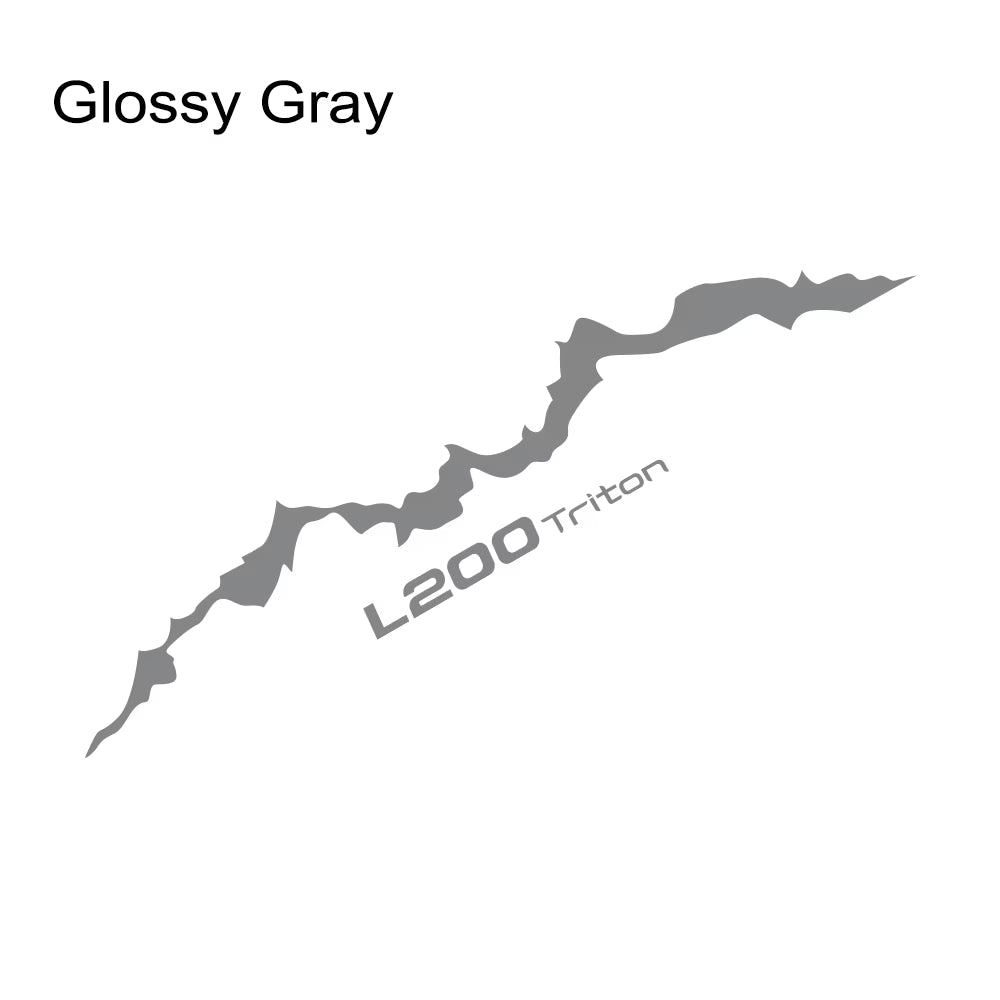 Pickup Rear Tail Sticker for Mitsubishi L200 Triton Truck Tailgate Mountain Style Cover Car Vinyl Decor Decal Auto Accessories