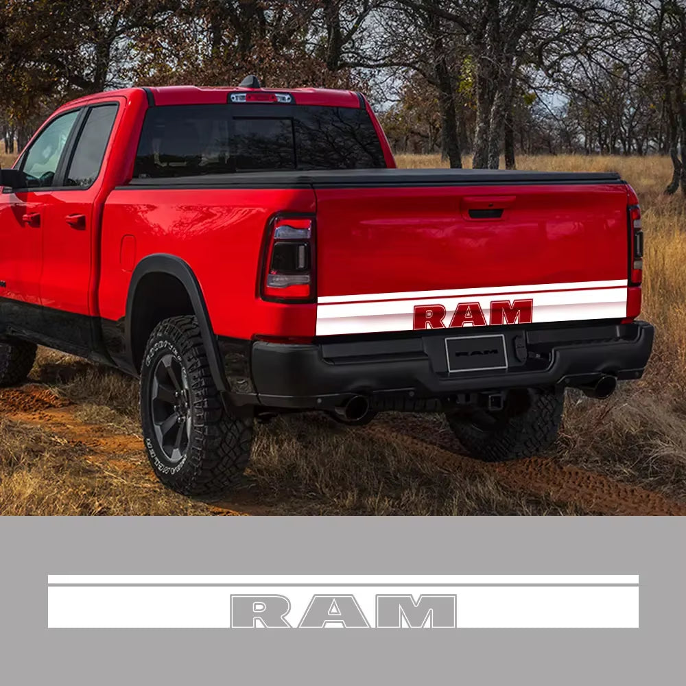 Pickup Stickers for Dodge RAM 1500 2500 Truck Rear Tail Decor Decals Car Tailgate Vinyl Graphics Custom Covers Auto Accessories