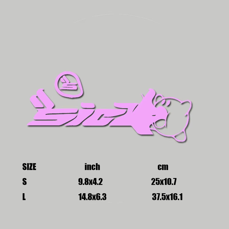 Cartoon Stickers, Car Stickers, Vinyl Decals - for Cars, Trucks, Walls, Laptops, Windows, Motorcycles