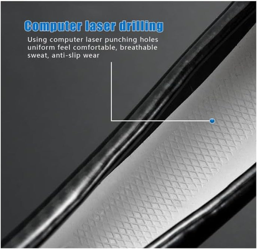 QODOLSI 1 Pack Car Breathable Steering Wheel Cover, Wear -Resistant Steering Wheel Sleeve, Carbon Fiber Non-Slip Steering Wheel Protector, Four Seasons Universal Steering Wheel Set (Circular)