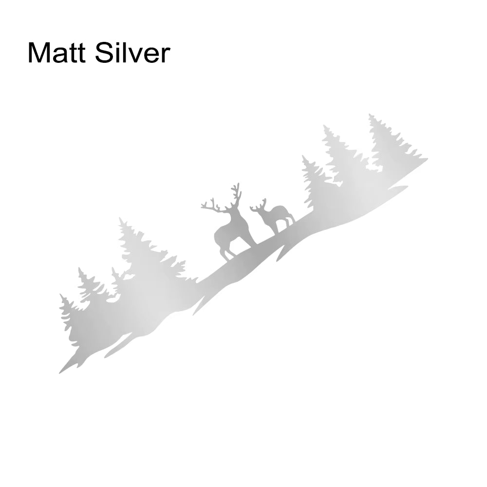 Car Hunting Deer Trees Sticker Pickup Truck Window Back Door Tailgate Vinyl 4X4 off Road Decor Decal Auto Tuning Accessories