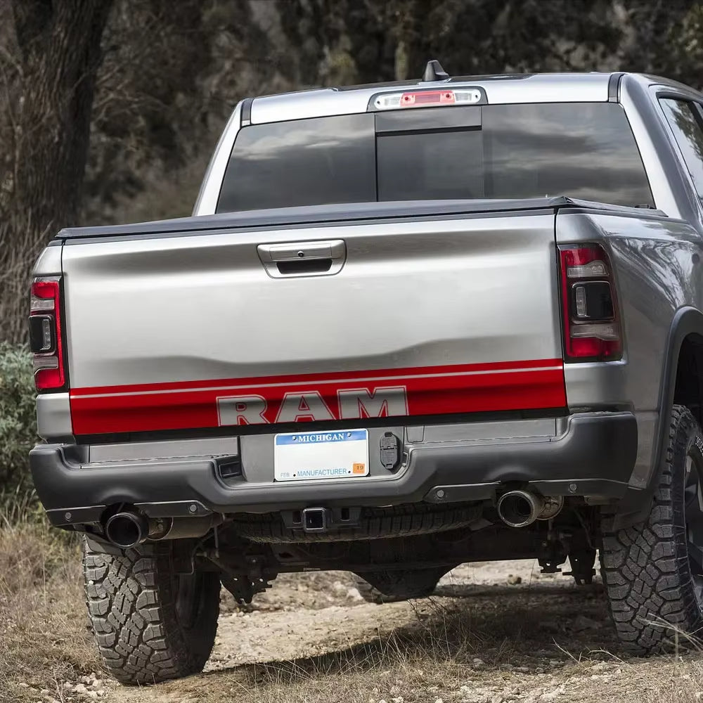 Pickup Stickers for Dodge RAM 1500 2500 Truck Rear Tail Decor Decals Car Tailgate Vinyl Graphics Custom Covers Auto Accessories