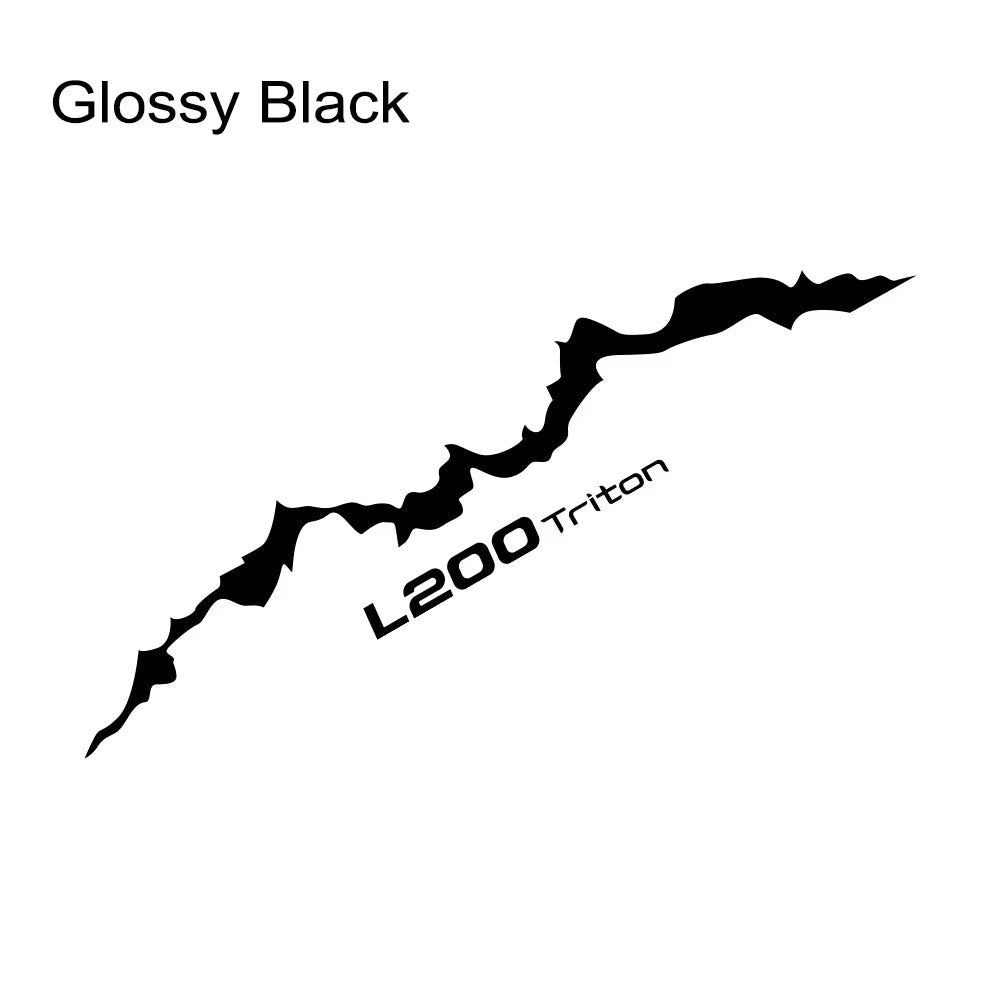 Pickup Rear Tail Sticker for Mitsubishi L200 Triton Truck Tailgate Mountain Style Cover Car Vinyl Decor Decal Auto Accessories