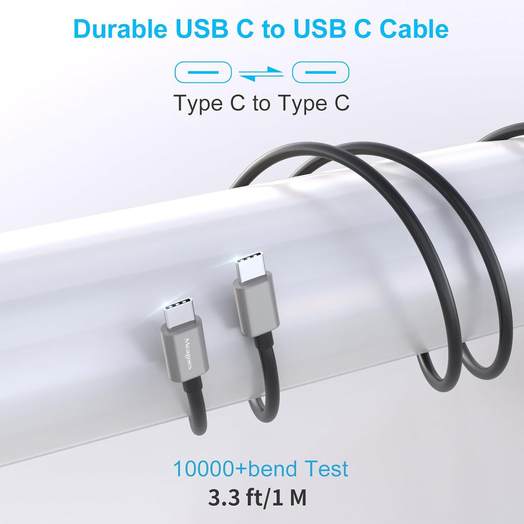 67.5W Blue Car Charger USB C Super Fast Charging, 45W USBC&QC3.0 Port Block for Iphone 17 Pro Max/Air/16/15/Ipad, Samsung S25 Android Cell Phone, Dual 12V Cigarette Lighter Adapter+3.3 Ft Type C Cable