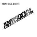 Antisocial Letter Reflective Car Stickers for Rear Window Auto Front Windshield Vinyl DIY Decals Auto Motorcycle Body Decoration