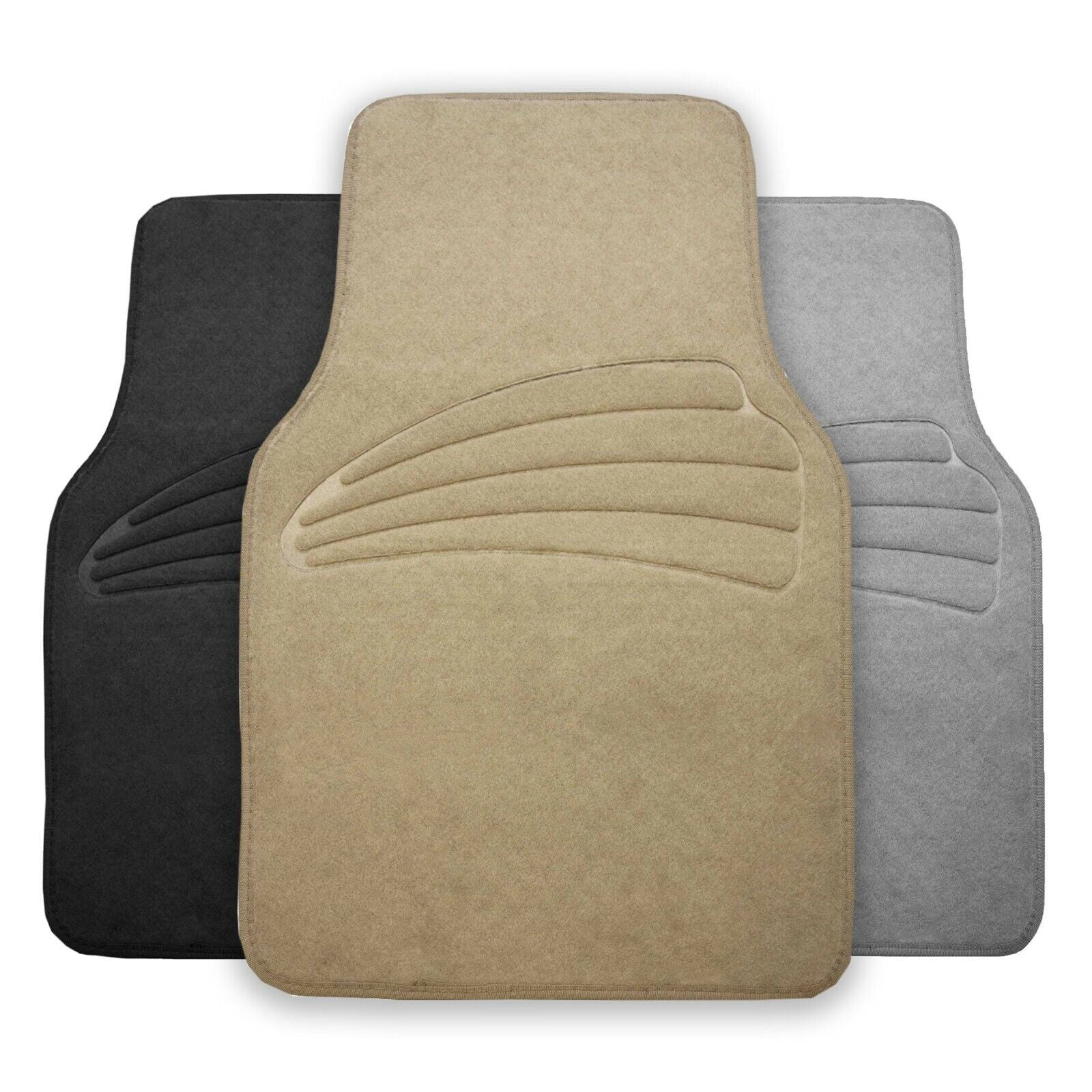 Universal Floor Mats for Auto Car SUV Van Carpet All Weather W/ Air Freshener