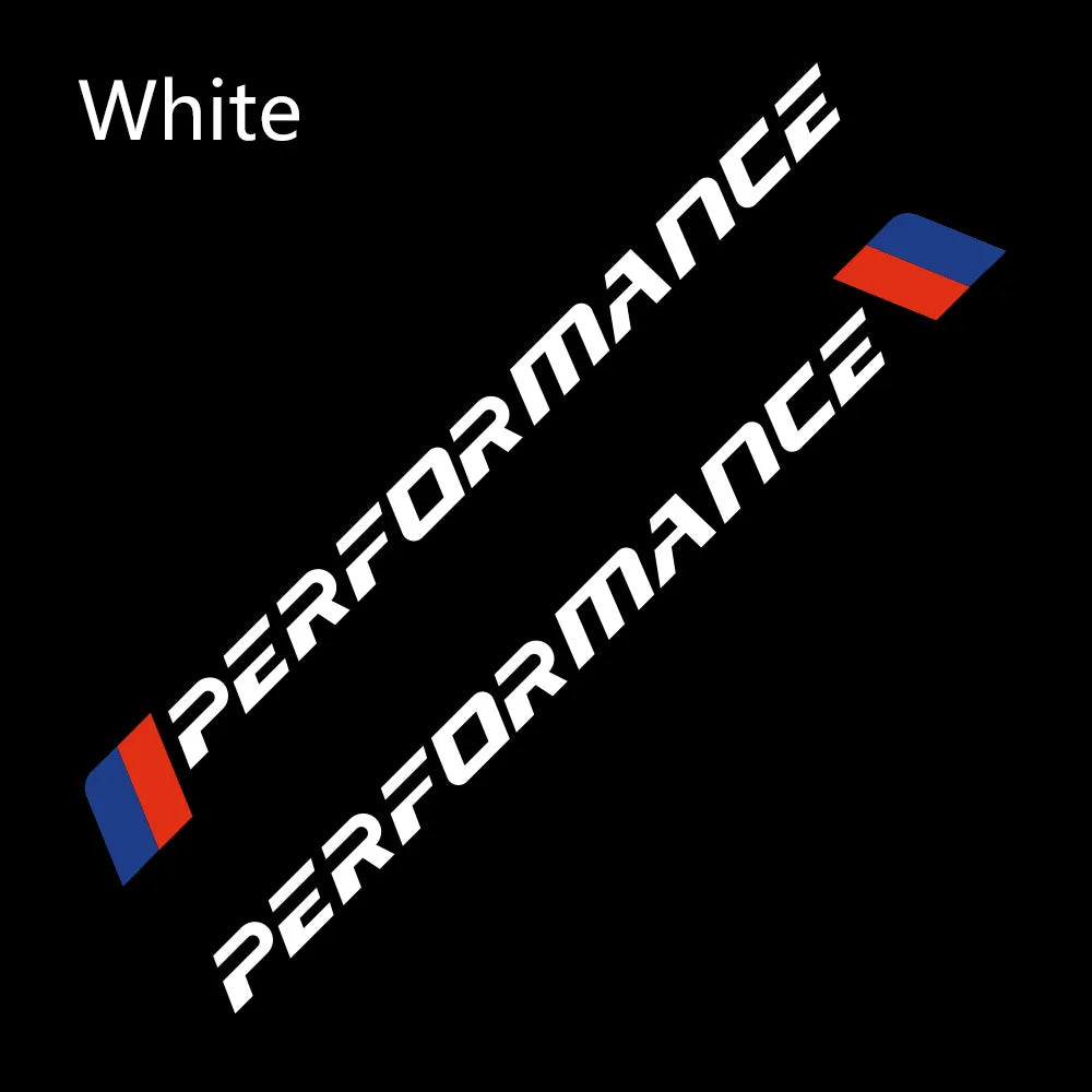 Car Performance Stickers Styling Vinyl Graphics Stripes Car Door Front File Visor Window Decorate for Transformation Accessories