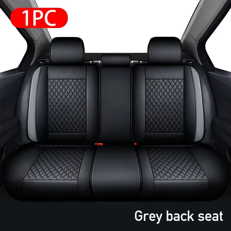 Luxury Car Seat Cushion PU Leather Car Seat Covers Universal Auto Protector Pad for 5-Seat Automobile Car Accessories