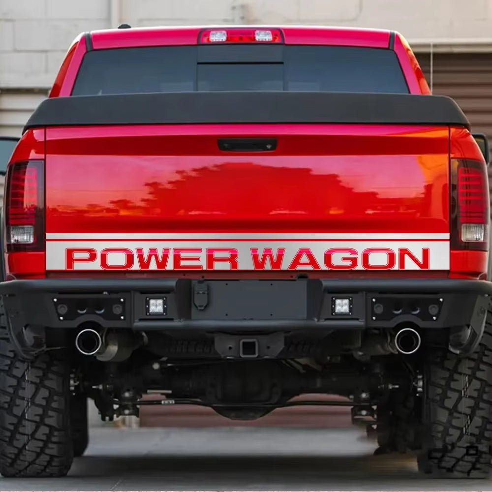 Pickup Rear Tailgate Stickers for Dodge Ram 1500 2500 Rebel Truck Graphic Power Wagon Vinyl Custom Letter Cover Auto Accessories