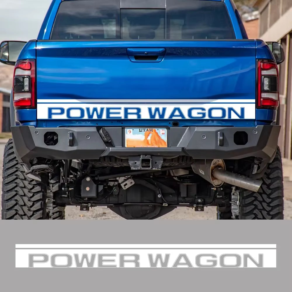 Pickup Rear Tailgate Stickers for Dodge Ram 1500 2500 Rebel Truck Graphic Power Wagon Vinyl Custom Letter Cover Auto Accessories