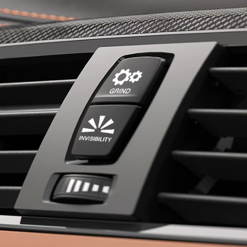 15Pcs/Set Creative Car Switch Button Stickers Dashboard Console Label Decals Self-Adhesive Decorations for Car Truck