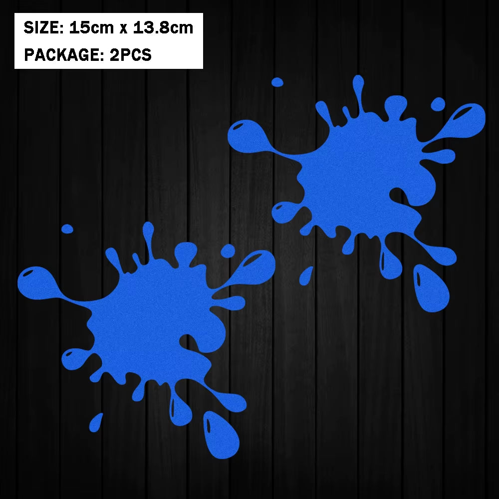 Reflective Motorcycle Stickers Interesting Spots Vinyl Accessories Decal Decor Motor Bike Scooter Body Tank Helmet Windshield