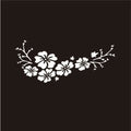Flower Decal Car Body Sticker Auto Window Bumper Door Scratch Cover Decals Car Motorcycle Styling Vinyl Stickers Blossom Decor