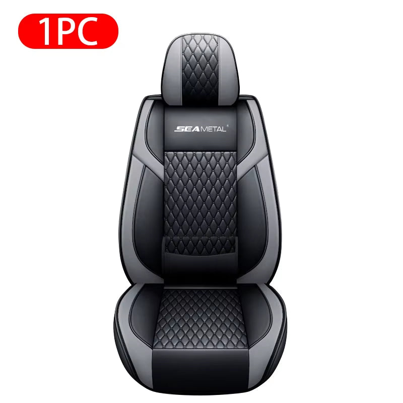 Luxury Car Seat Cushion PU Leather Car Seat Covers Universal Auto Protector Pad for 5-Seat Automobile Car Accessories