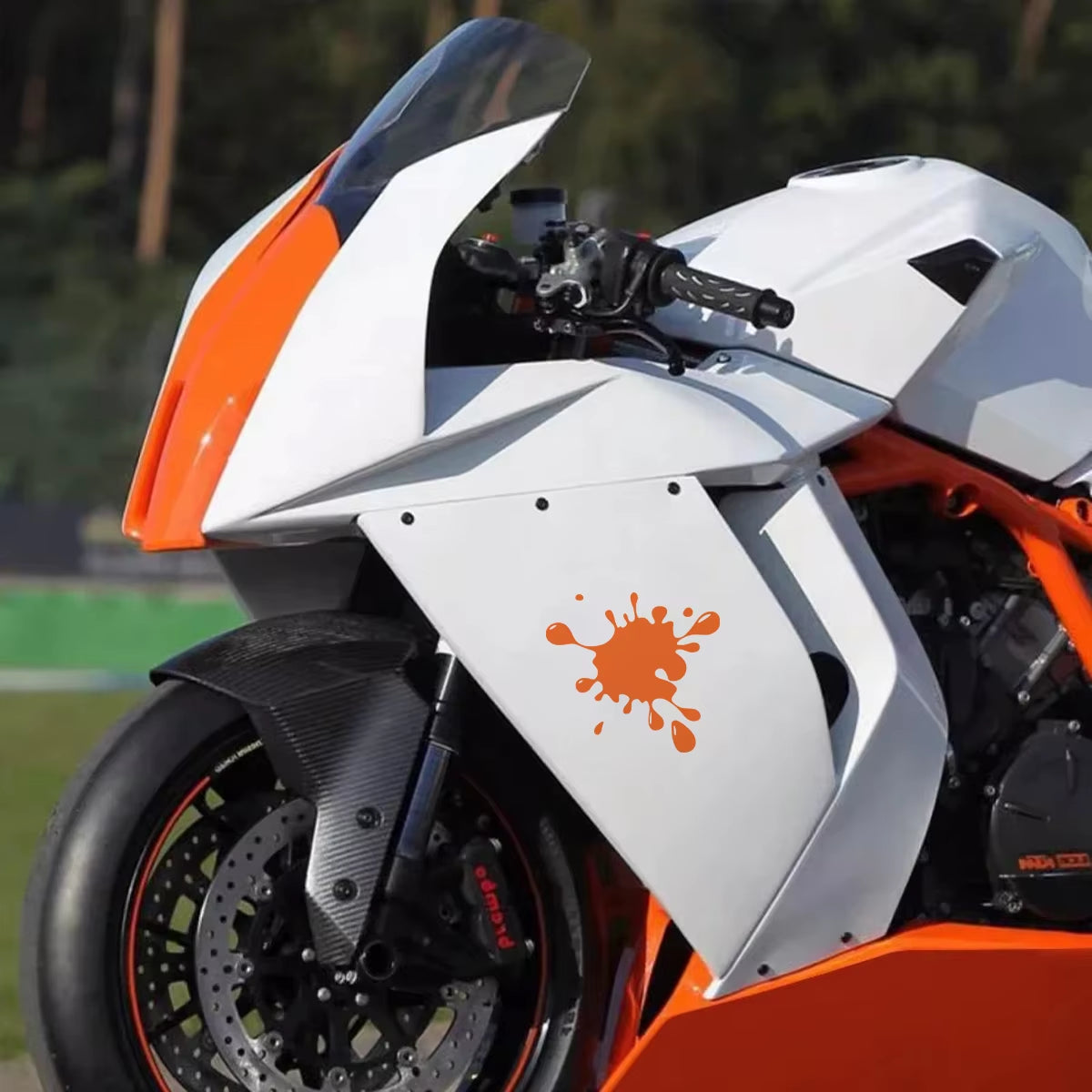 Reflective Motorcycle Stickers Interesting Spots Vinyl Accessories Decal Decor Motor Bike Scooter Body Tank Helmet Windshield