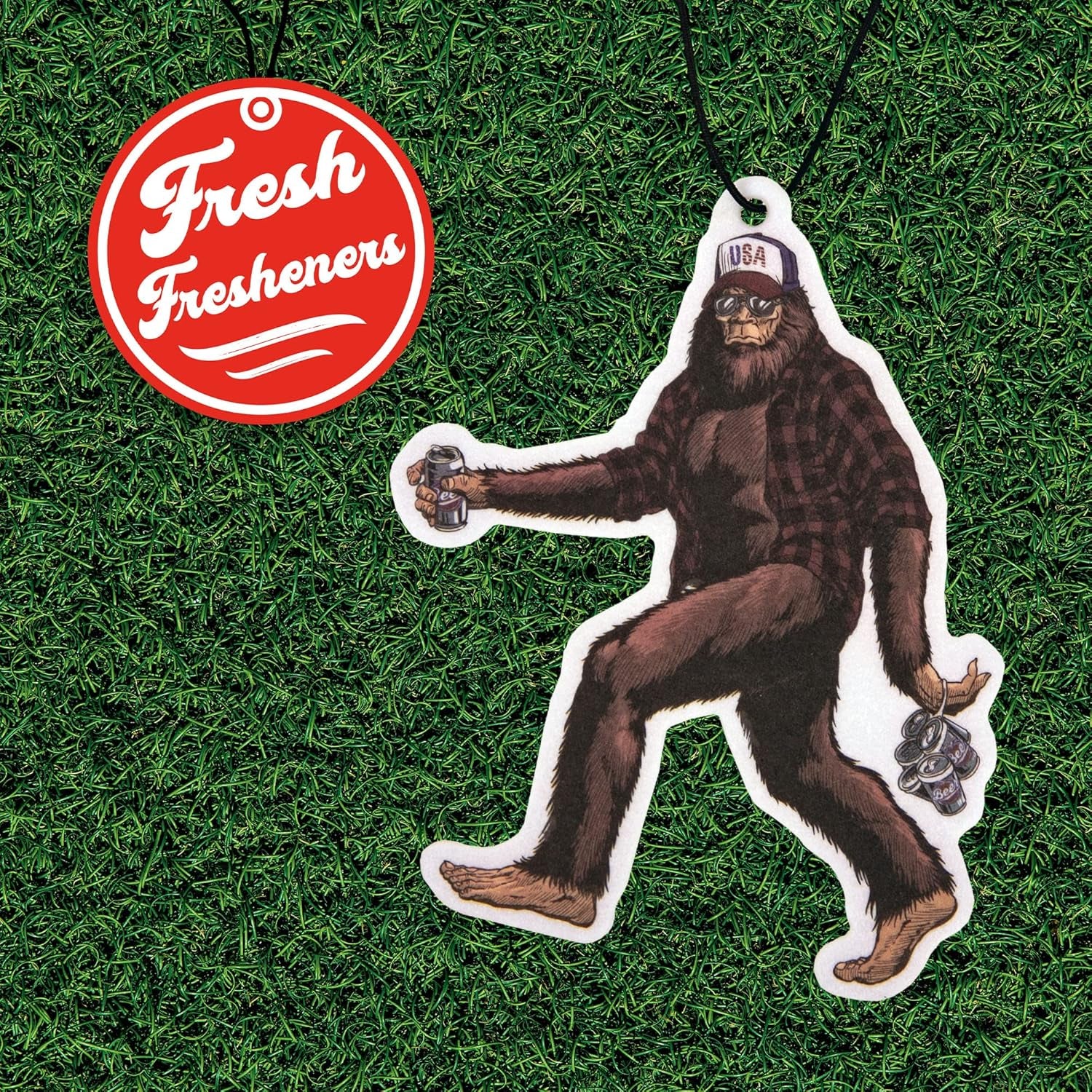 Sasquatch Car Air Fresheners 4 Pack, Car Air Fresheners Scented with Premium Oils by  (4 Pack)