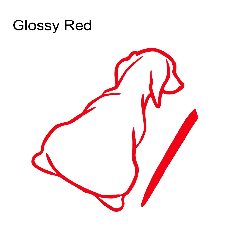 Dog Tail Car Rear Wiper Stickers Vinyl Film Funny Cute Puppy Decal Vehicle Windshield Decoration Auto Accessories Fit All Models