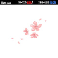 Creative Car Stickers Personality Car Stickers Decorative Flower Pink Cherry Blossom Vinyl Car Sticker Auto Windshield Decal