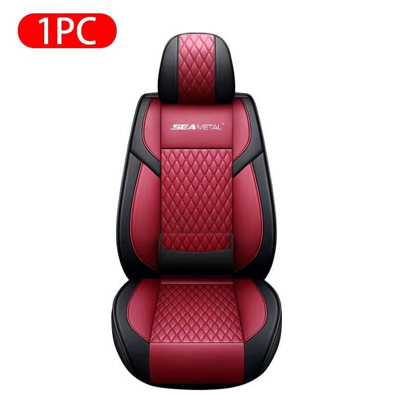 Luxury Car Seat Cushion PU Leather Car Seat Covers Universal Auto Protector Pad for 5-Seat Automobile Car Accessories
