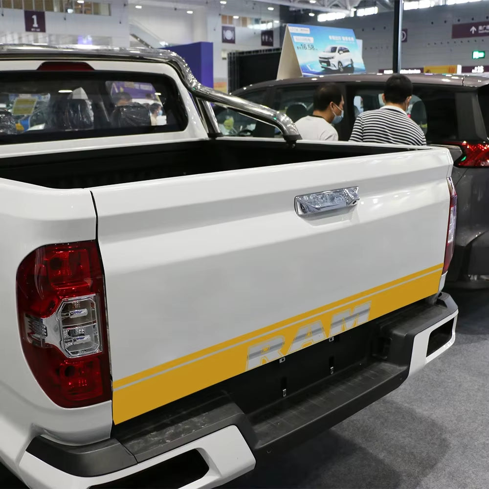 Pickup Stickers for Dodge RAM 1500 2500 Truck Rear Tail Decor Decals Car Tailgate Vinyl Graphics Custom Covers Auto Accessories