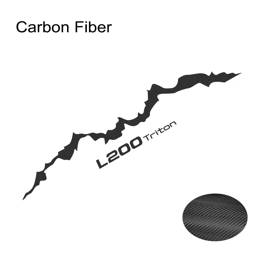 Pickup Rear Tail Sticker for Mitsubishi L200 Triton Truck Tailgate Mountain Style Cover Car Vinyl Decor Decal Auto Accessories