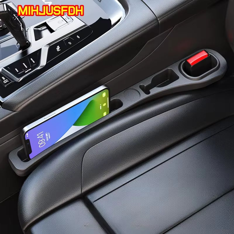 1/2Pcs Upgraded Universal Car Seat Gap Filler Storage Center Console Side Crevice Filler Strip Elastic Seat Gap Filling Strip