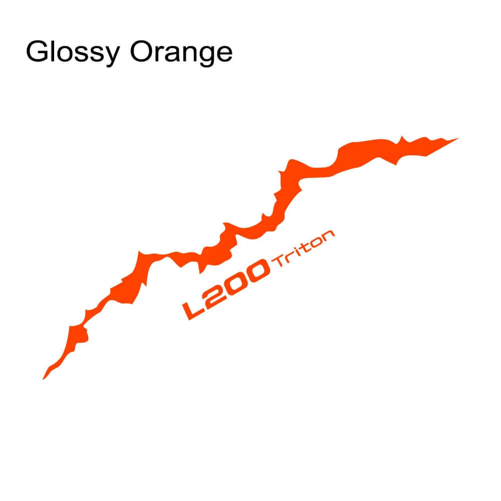 Pickup Rear Tail Sticker for Mitsubishi L200 Triton Truck Tailgate Mountain Style Cover Car Vinyl Decor Decal Auto Accessories