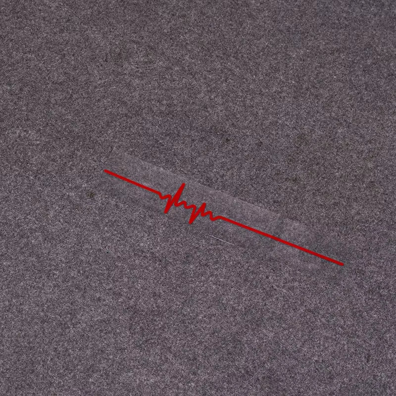 40X6.1Cm1 Piece ECG Strip Car Stickers Vinyl Water Proof Decals Cool Laser Reflective Auto Sticker Decor Accessories