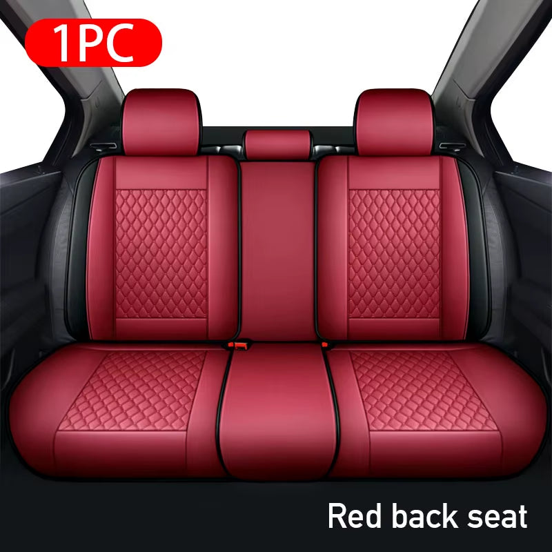 Luxury Car Seat Cushion PU Leather Car Seat Covers Universal Auto Protector Pad for 5-Seat Automobile Car Accessories