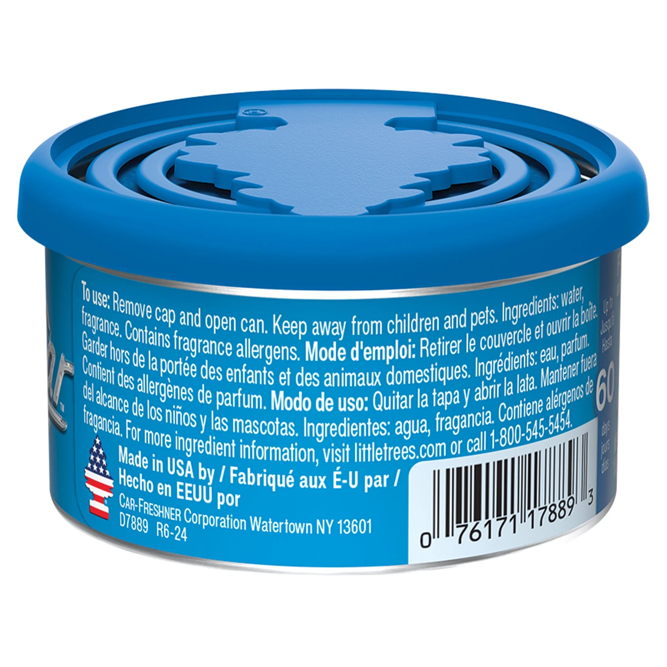 Little Trees Air Freshener Fiber Can New Car 1.05 Oz