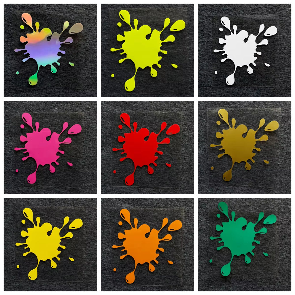 Reflective Motorcycle Stickers Interesting Spots Vinyl Accessories Decal Decor Motor Bike Scooter Body Tank Helmet Windshield