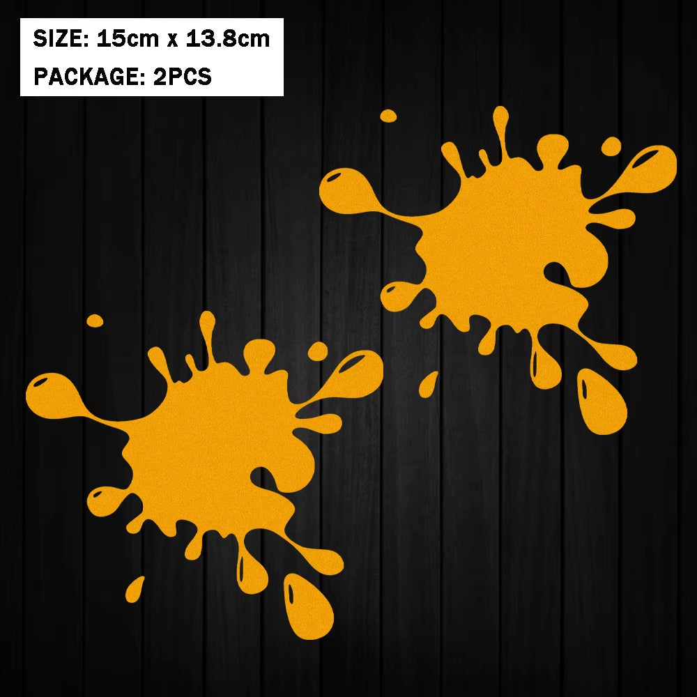 Reflective Motorcycle Stickers Interesting Spots Vinyl Accessories Decal Decor Motor Bike Scooter Body Tank Helmet Windshield