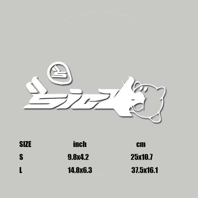 Cartoon Stickers, Car Stickers, Vinyl Decals - for Cars, Trucks, Walls, Laptops, Windows, Motorcycles