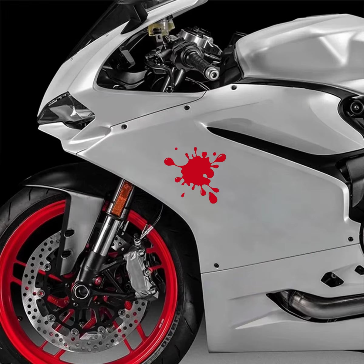 Reflective Motorcycle Stickers Interesting Spots Vinyl Accessories Decal Decor Motor Bike Scooter Body Tank Helmet Windshield