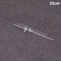 ECG Strip Car Stickers Vinyl Water Proof Decals Cool Laser Reflective Auto Truck Motorbike Sticker Decor Accessories