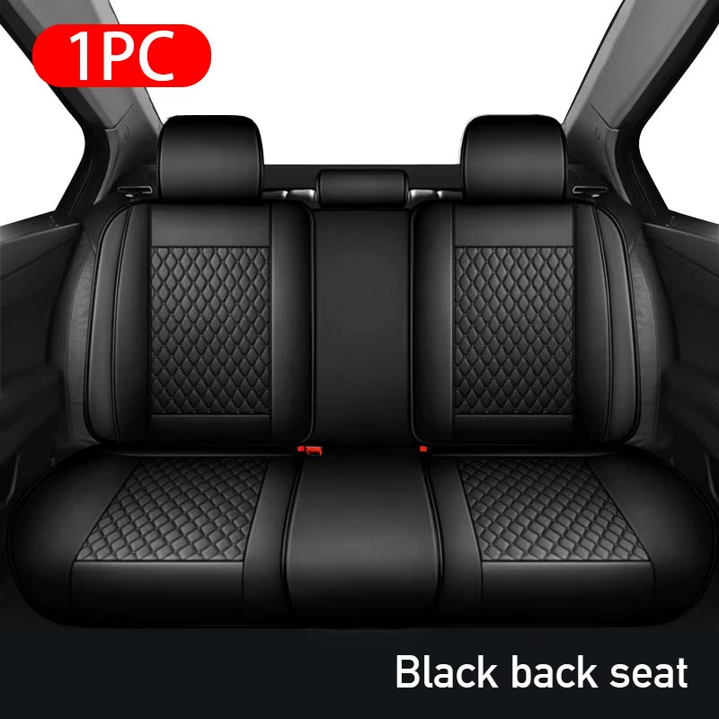 Luxury Car Seat Cushion PU Leather Car Seat Covers Universal Auto Protector Pad for 5-Seat Automobile Car Accessories