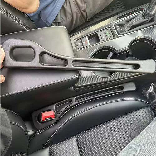 1/2Pcs Upgraded Universal Car Seat Gap Filler Storage Center Console Side Crevice Filler Strip Elastic Seat Gap Filling Strip