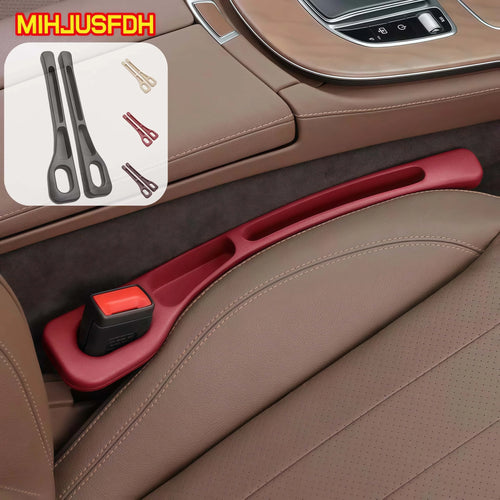 1/2Pcs Upgraded Universal Car Seat Gap Filler Storage Center Console Side Crevice Filler Strip Elastic Seat Gap Filling Strip