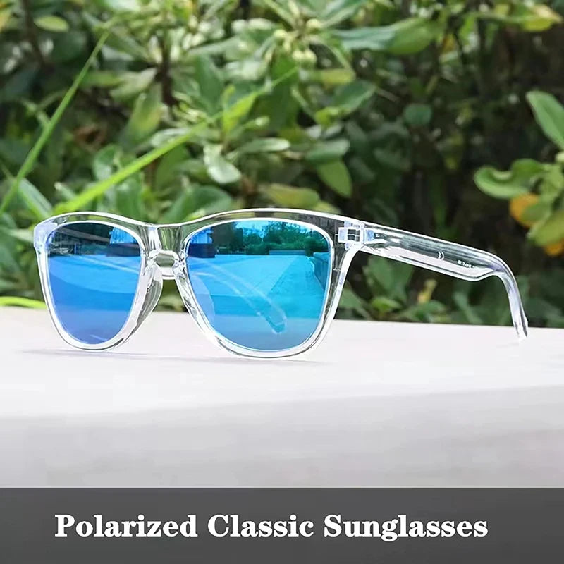 Retro Transparent Sunglasses Men Driving Sunglasses Outdoor Sports Women Fashion Sunglasses Clear Frame Eyewear Uv400 Eyeglasses