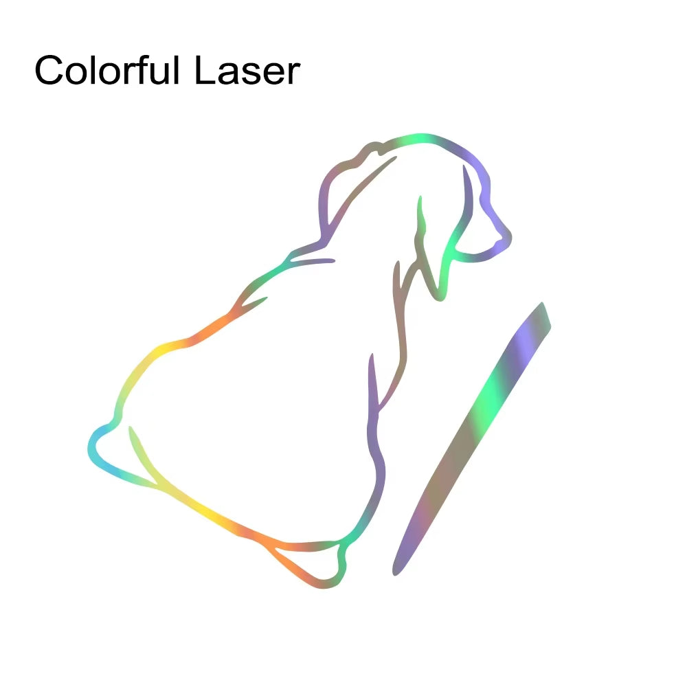 Dog Tail Car Rear Wiper Stickers Vinyl Film Funny Cute Puppy Decal Vehicle Windshield Decoration Auto Accessories Fit All Models