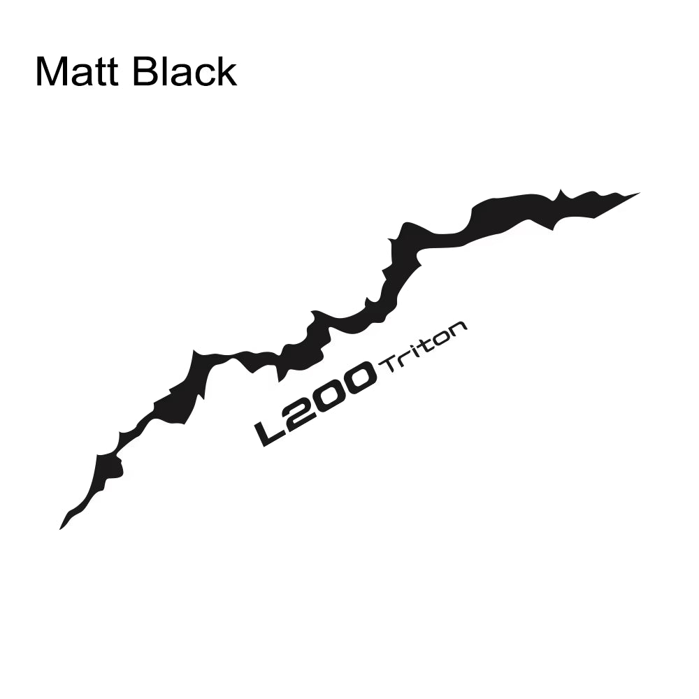 Pickup Rear Tail Sticker for Mitsubishi L200 Triton Truck Tailgate Mountain Style Cover Car Vinyl Decor Decal Auto Accessories