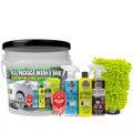 Chemical Guys 7Pc Wash and Shine Buckets: Car Cleaning Kit with Scented Liquid for Automotive Shine