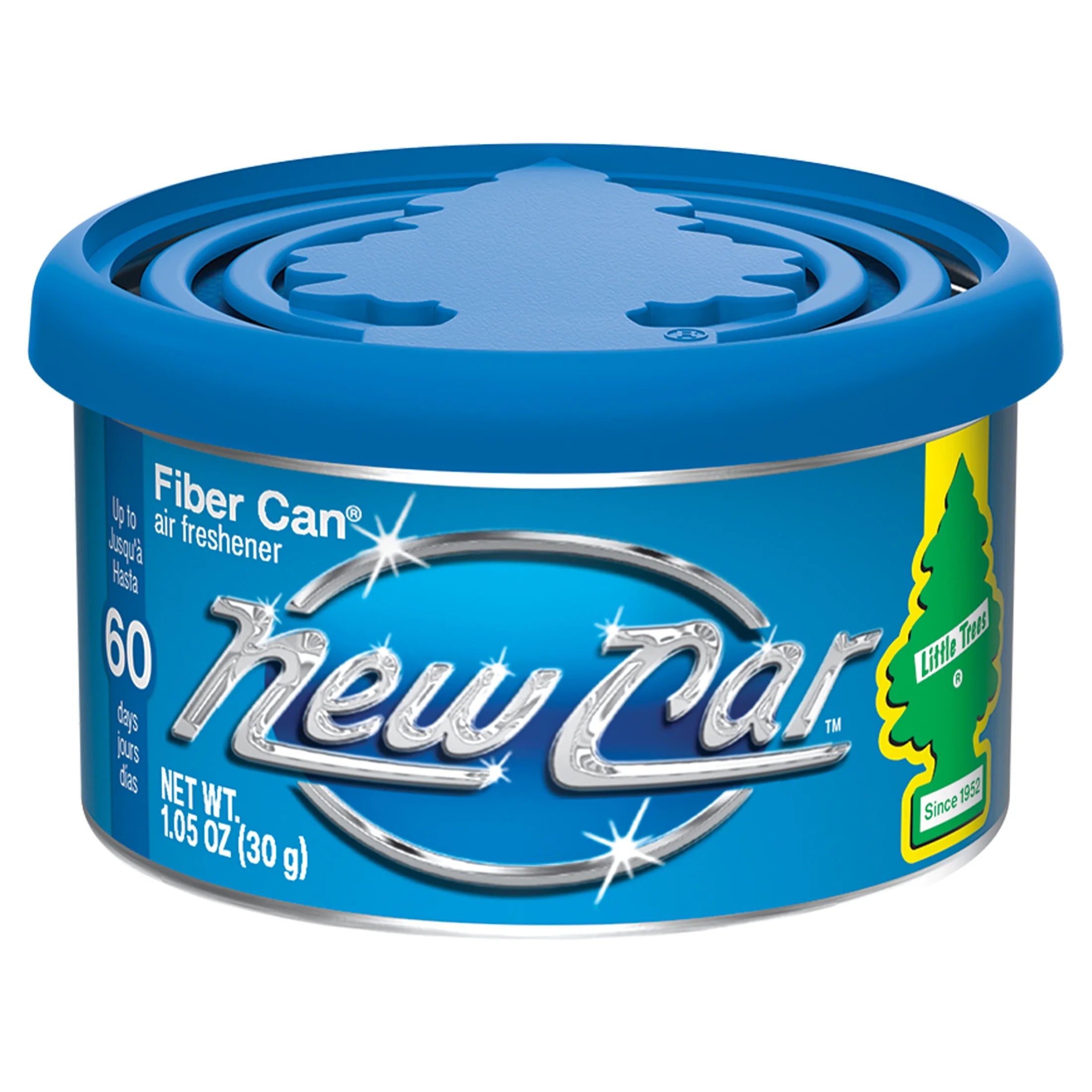 Little Trees Air Freshener Fiber Can New Car 1.05 Oz