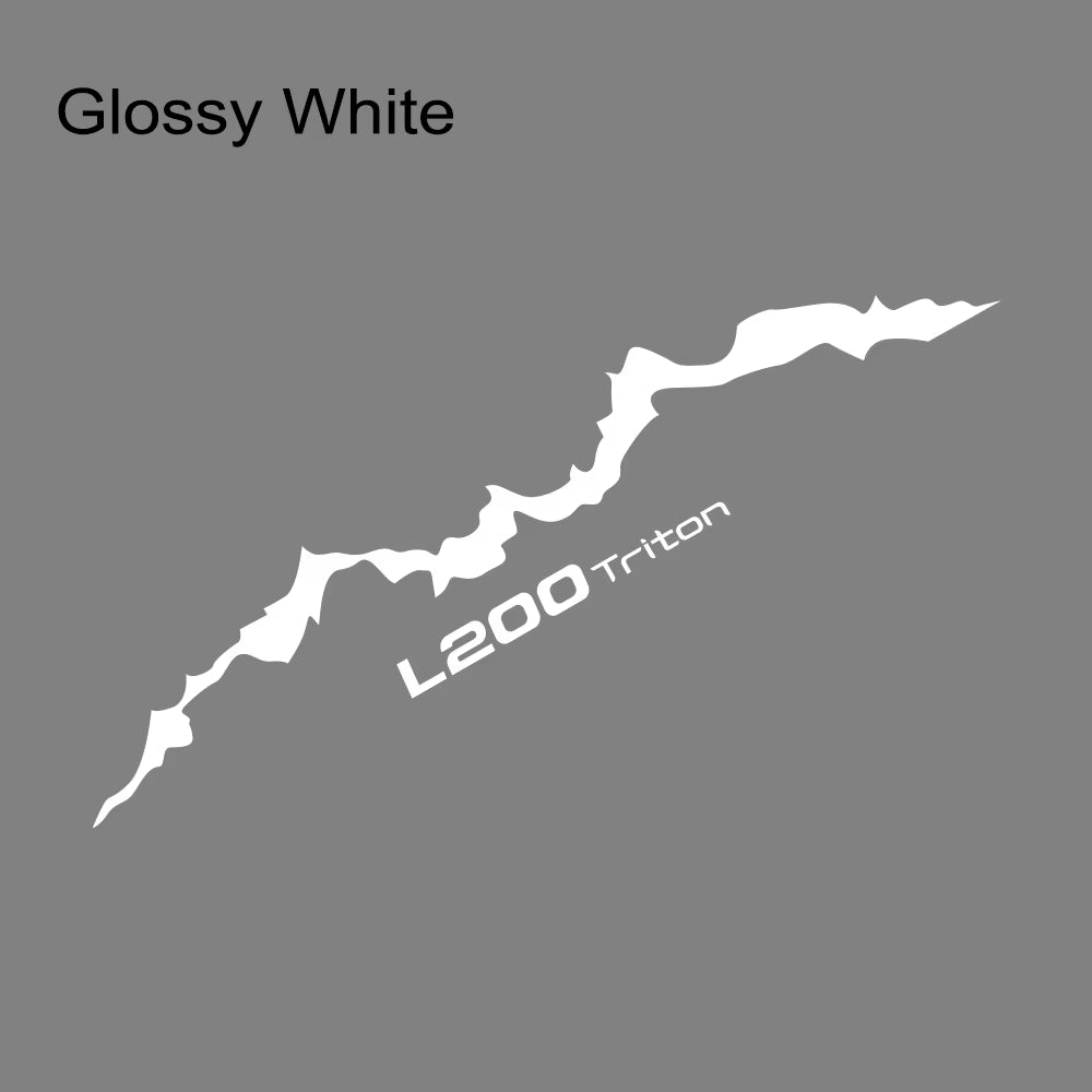 Pickup Rear Tail Sticker for Mitsubishi L200 Triton Truck Tailgate Mountain Style Cover Car Vinyl Decor Decal Auto Accessories