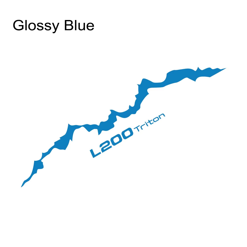 Pickup Rear Tail Sticker for Mitsubishi L200 Triton Truck Tailgate Mountain Style Cover Car Vinyl Decor Decal Auto Accessories