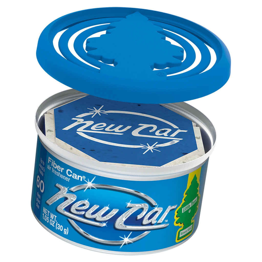 Little Trees Air Freshener Fiber Can New Car 1.05 Oz